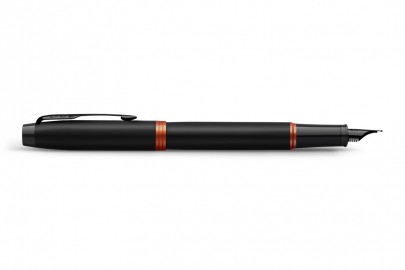 Parker IM Vibrant Rings flame orange Fountain Pen