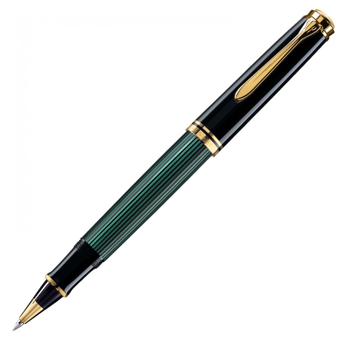 Pelikan Souveran R400 Black Green Rollerball