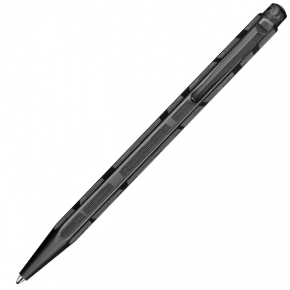 Caran DAche Ecridor black lines set ballpen with leather case 8902.010