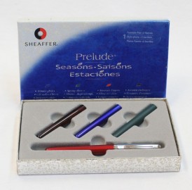 Sheaffer Prelude rollerball with 3 extra barrels