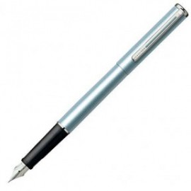 Sheaffer Agio Brushed chrome with Nickel Plate Trim Fountain Pen 460-0