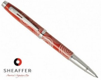 Sheaffer 100 Gloss Red pattern 9272-1 Rollerball