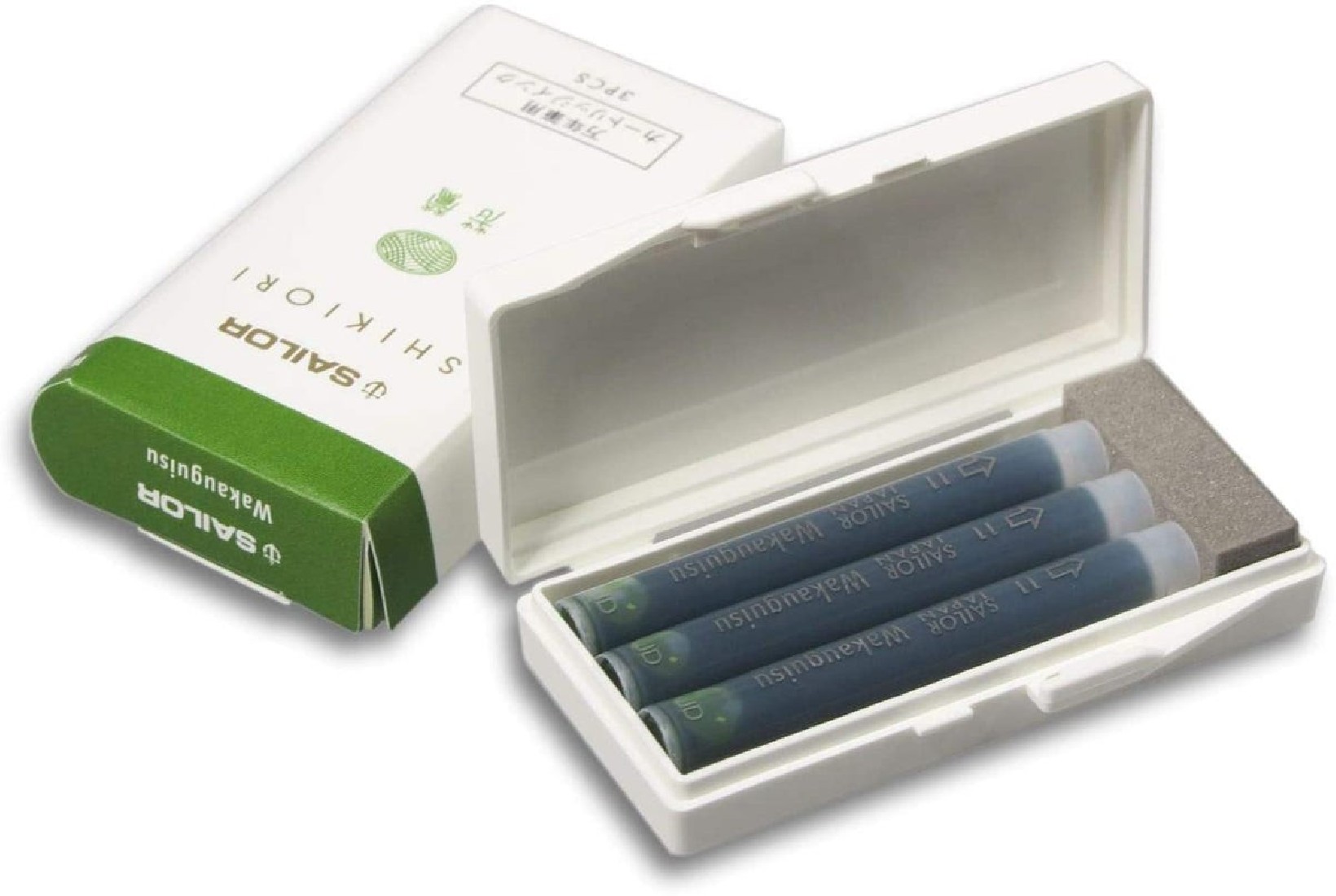 Sailor cartridges Shikiori 3pcs Wakauguisu  13-0350-211