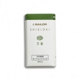 Sailor cartridges Shikiori 3pcs Wakauguisu  13-0350-211