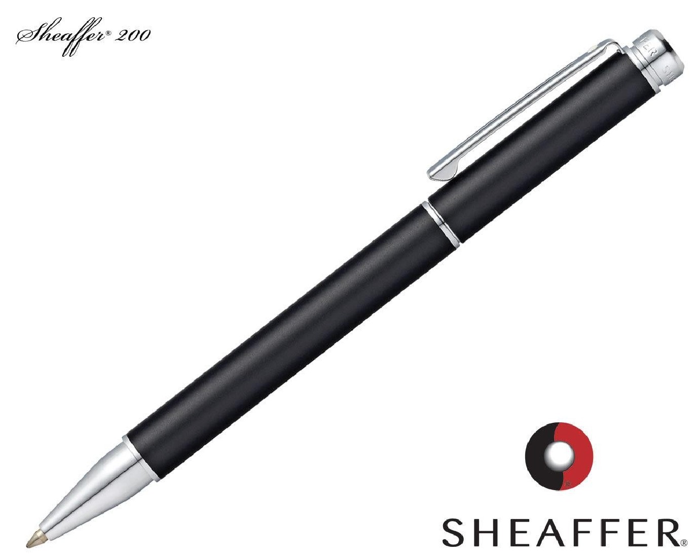 Sheaffer 200 Black matte CT Rollerball 9152-1