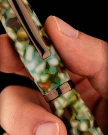 Scribo La Dotta Travertino, Limited production of 119 pieces per colour, Fountain pen