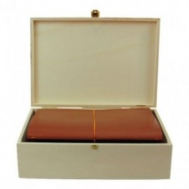 Paper Republic the writers essentials [xl] | cognac leather journal kit