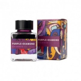 Leonardo Oficcina Italiana 40ml Purple Diamond Shimmer  ink bottle