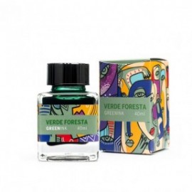 Leonardo Oficcina Italiana 40ml Verde Foresta, Green  ink bottle
