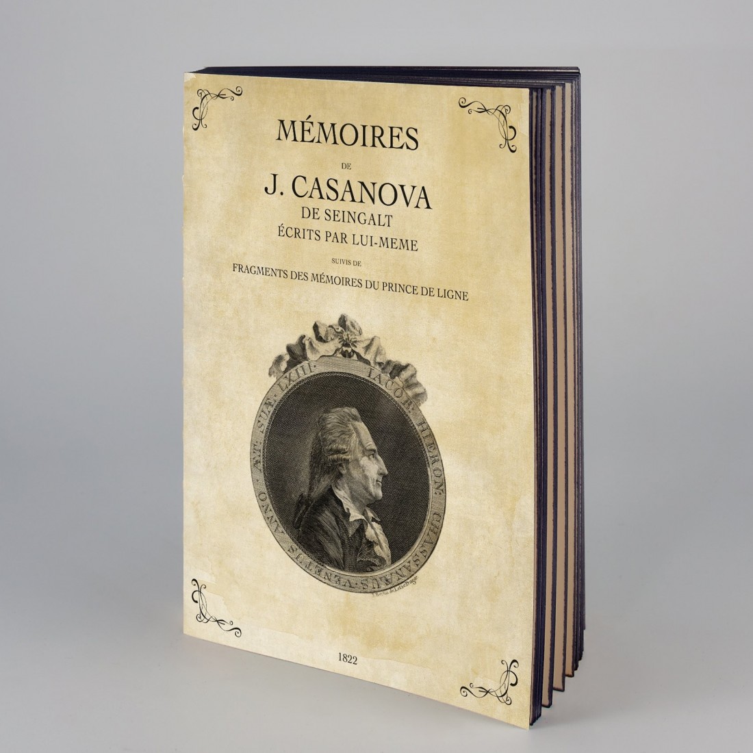 ANTIQUE NOTEBOOK Casanova LIBRI MUTI