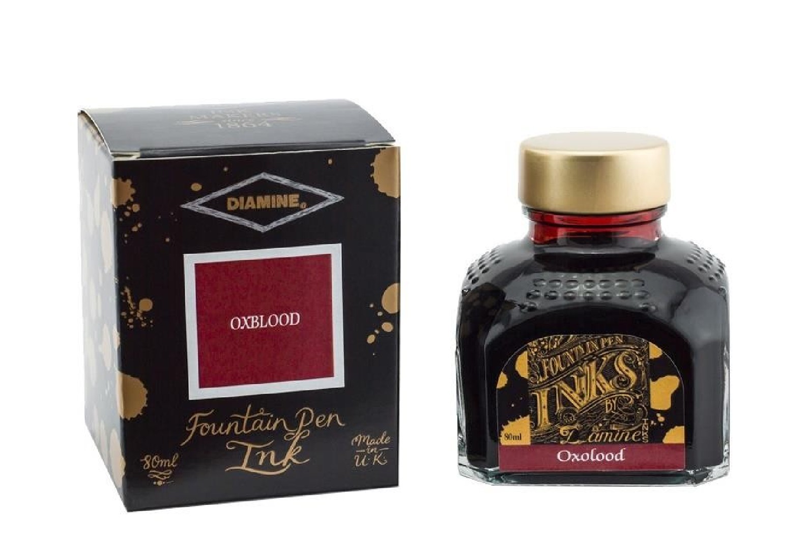 Diamine 80ml  Oxblood 073 Fountain pen ink bottle