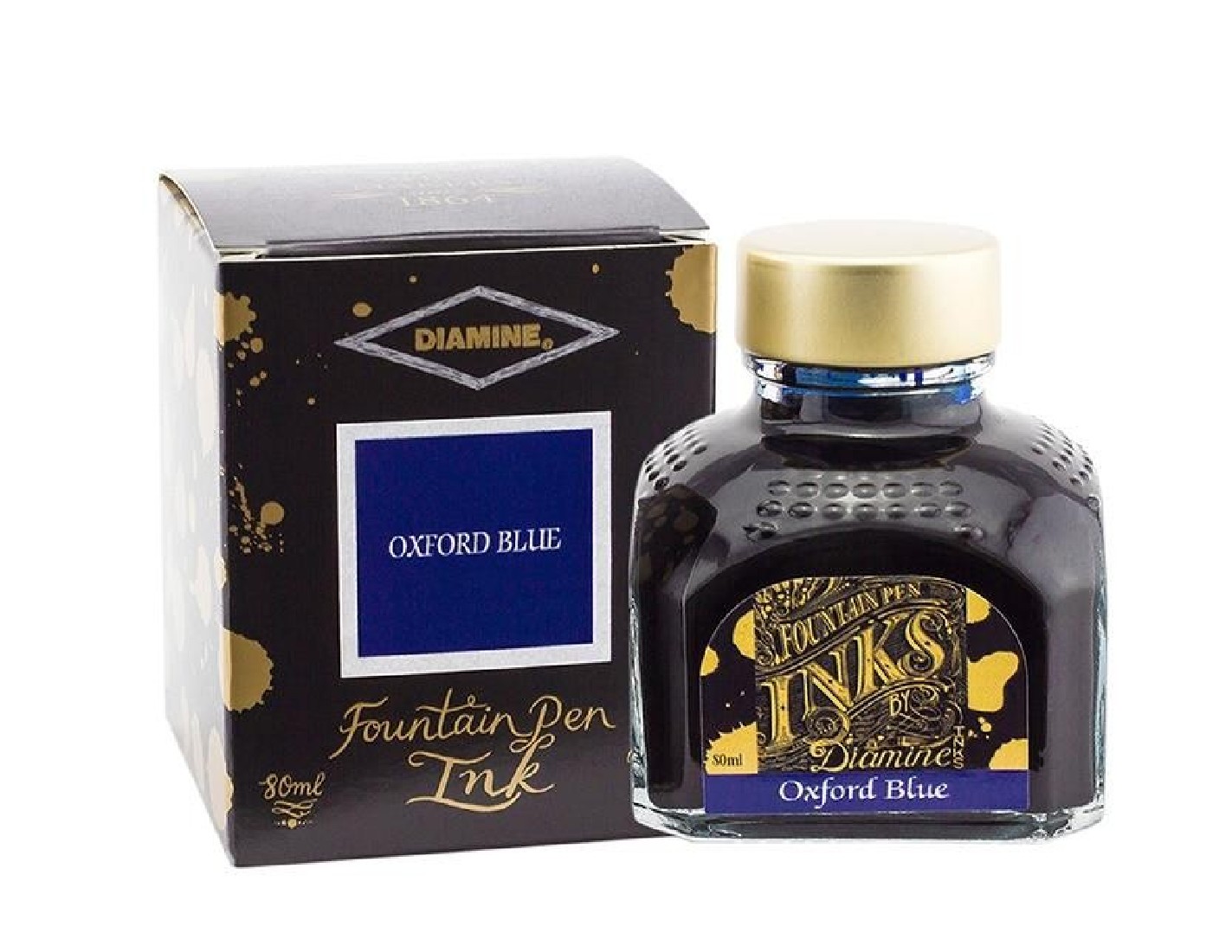 Diamine 80ml  oxford blue 105 Fountain pen ink botlle