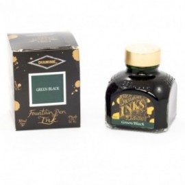 Diamine 80ml  Green Black Fountain pen ink bottle