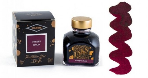 Diamine 80ml Writers blood 110 Fountain pen ink bottle