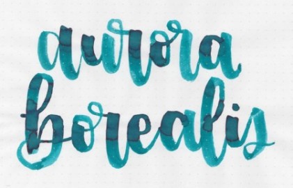 Diamine 80ml  Aurora Borealis 107 Fountain pen ink bottle