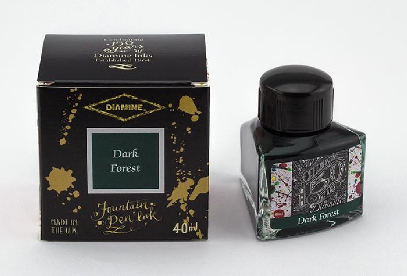 Diamine 40ml 1864 Dark Forest 1110 150 years anniversary Fountain pen ink bottle