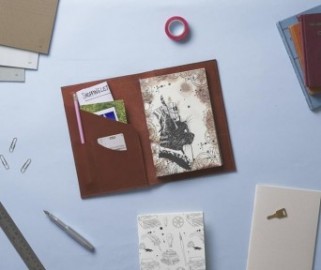 Paper Republic A5 Leather Portfolio Cognac PR