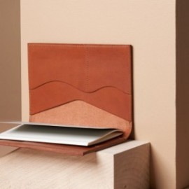 Paper Republic A6 leather portfolio cognac 11,5x16cm