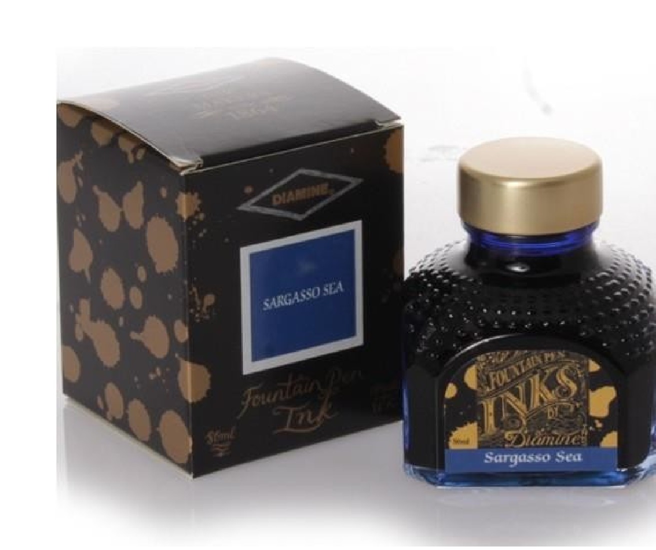 Diamine 80ml Sargasso Blue  095 Fountain pen ink bottle