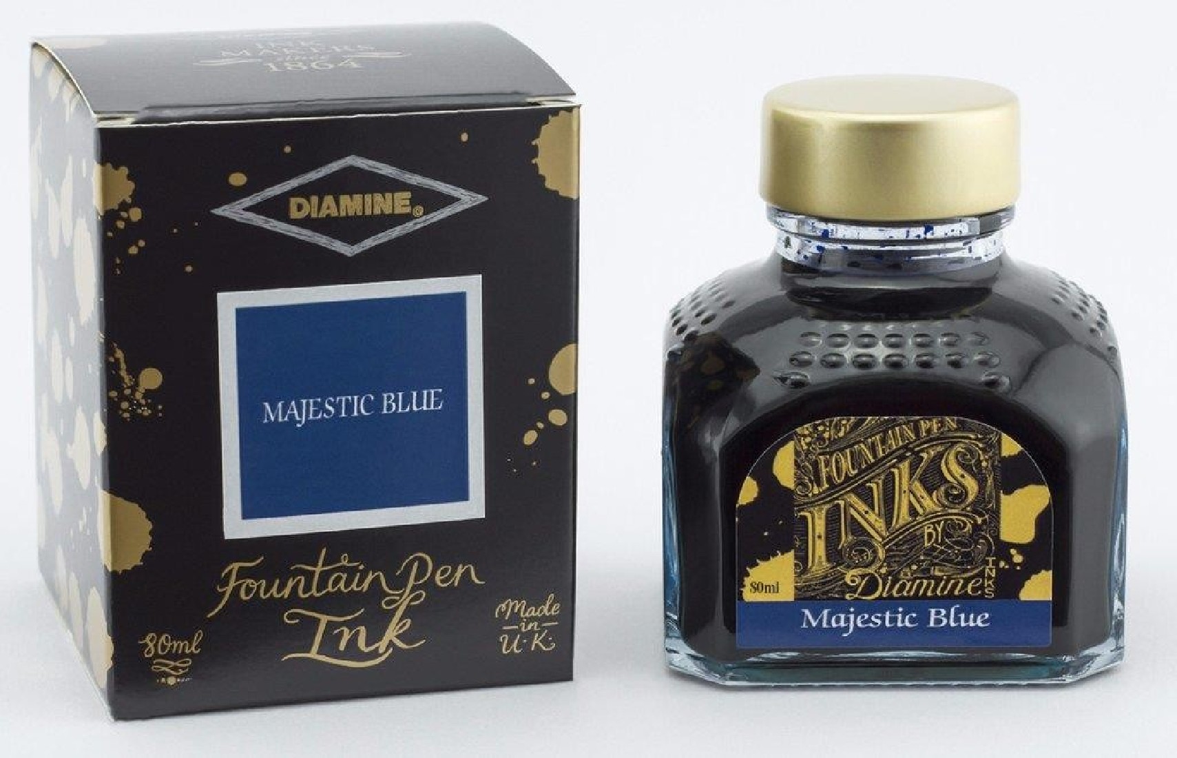 Diamine 80ml Majestic Blue 062 Fountain pen ink bottle