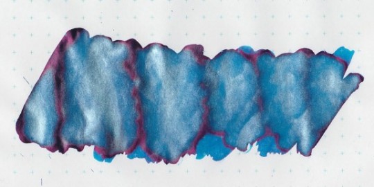Diamine 50ml Arctic Blue Fountain pen shimmer ink bottle