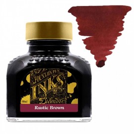 Diamine 80ml Rustic Brown Ink Bottle