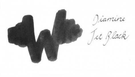 Diamine 80ml  Jet Black 001 Fountain pen ink bottle