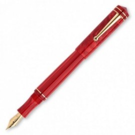 Delta Write Balance Red Gold Fountain Pen