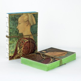 ANTIQUE NOTEBOOK - CANVAS BOOK Man LIBRI MUTI.