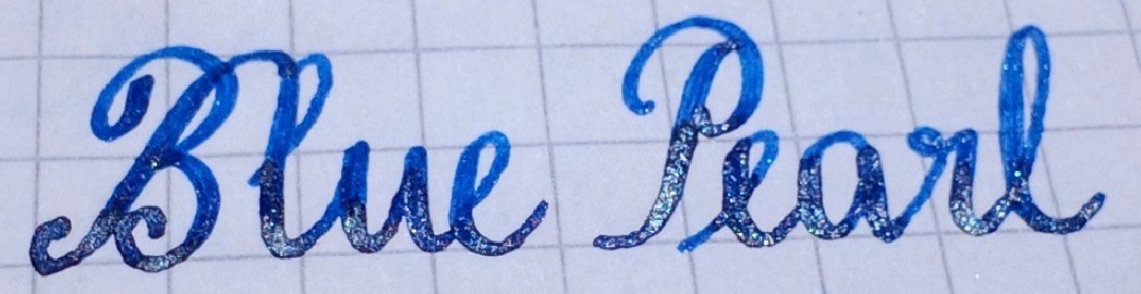 Diamine 50ml Blue Pearl Fountain pen shimmer ink bottle