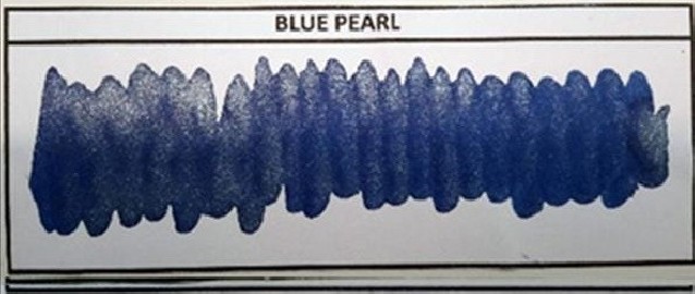 Diamine 50ml Blue Pearl Fountain pen shimmer ink bottle