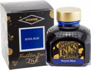 Diamine 80ml Royal blue 006 Fountain pen ink bottle