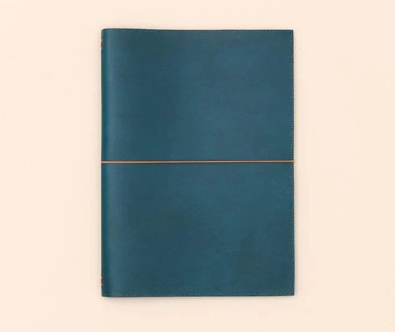 Paper Republic A4 Leather Portfolio Blue Petrol
