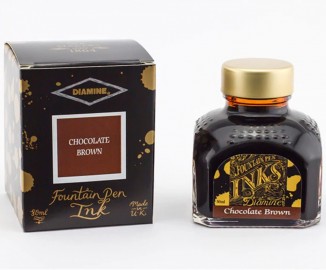 Diamine 80ml Chocolate Brown Fountain pen ink botle