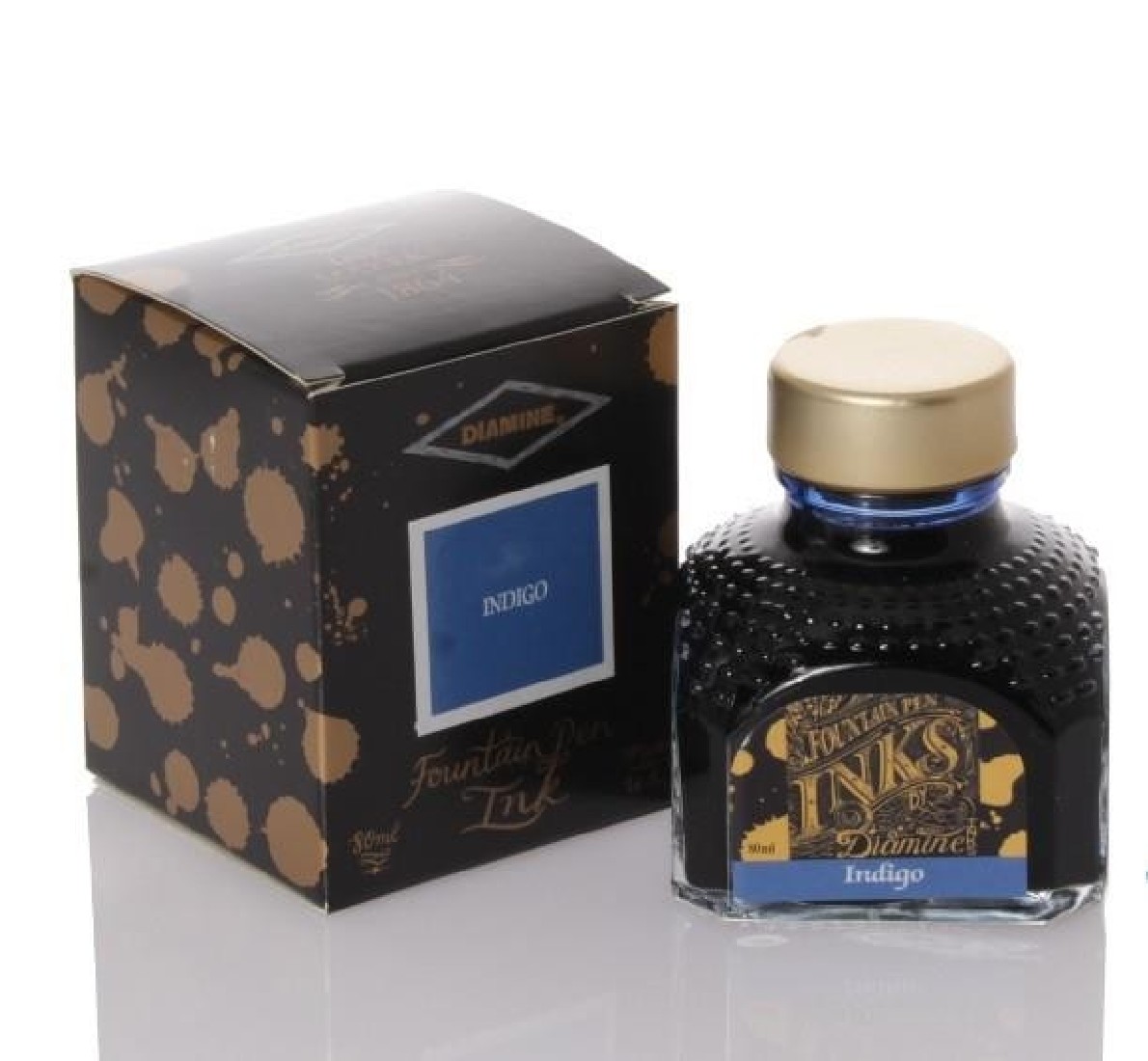 Diamine 80ml Indigo  024 Fountain pen ink bottle