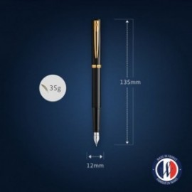 Waterman Impression black gt fountain pen