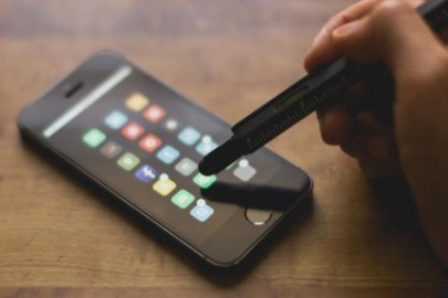 ONE TOUCH STYLUS 9 FUNCTION TOOL PEN BLACK MONTEVERDE Μ