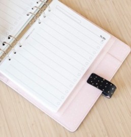 Filofax Organiser A5 Confetti Charcoal 028743