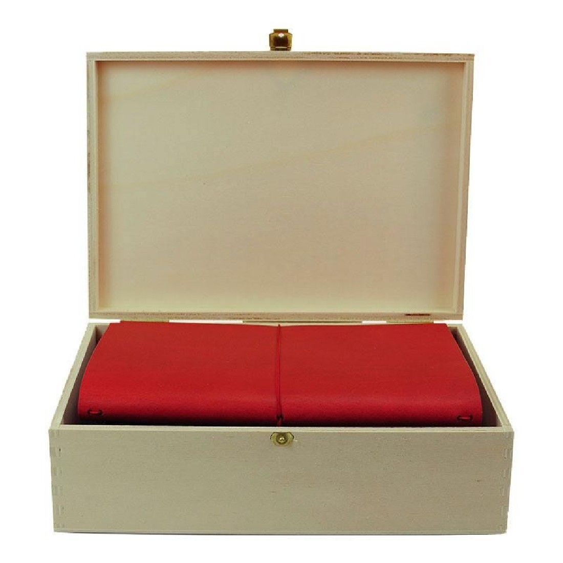 Paper Republic the writers essentials [xl] red leather journal kit