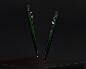 Retro 51 Tornado Stealth - Emerald Green Rollerball VRR-S2424