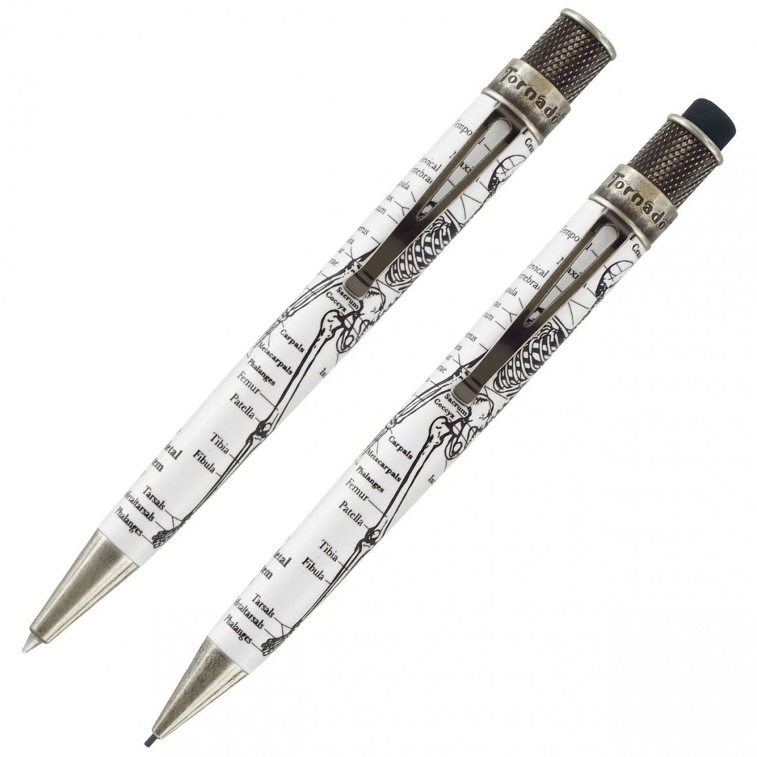 Retro 51 Tornado Gift Set Rollerball and Mechanical pencil - Dr. Gray VRS-1346