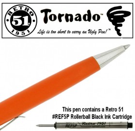 Retro 51 Tornado Rollerball Seasonal Touch - Autumn Orange VRR-2452