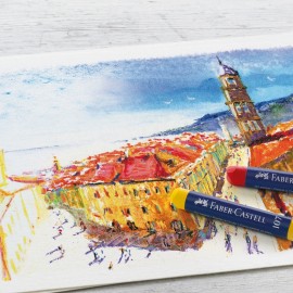 Faber Castell Oil Pastel Crayons Box of 24, 127024