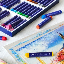 Faber Castell Oil Pastel Crayons Box of 24, 127024