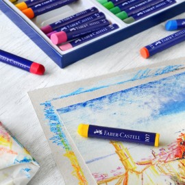 Faber Castell Oil Pastel Crayons Box of 24, 127024