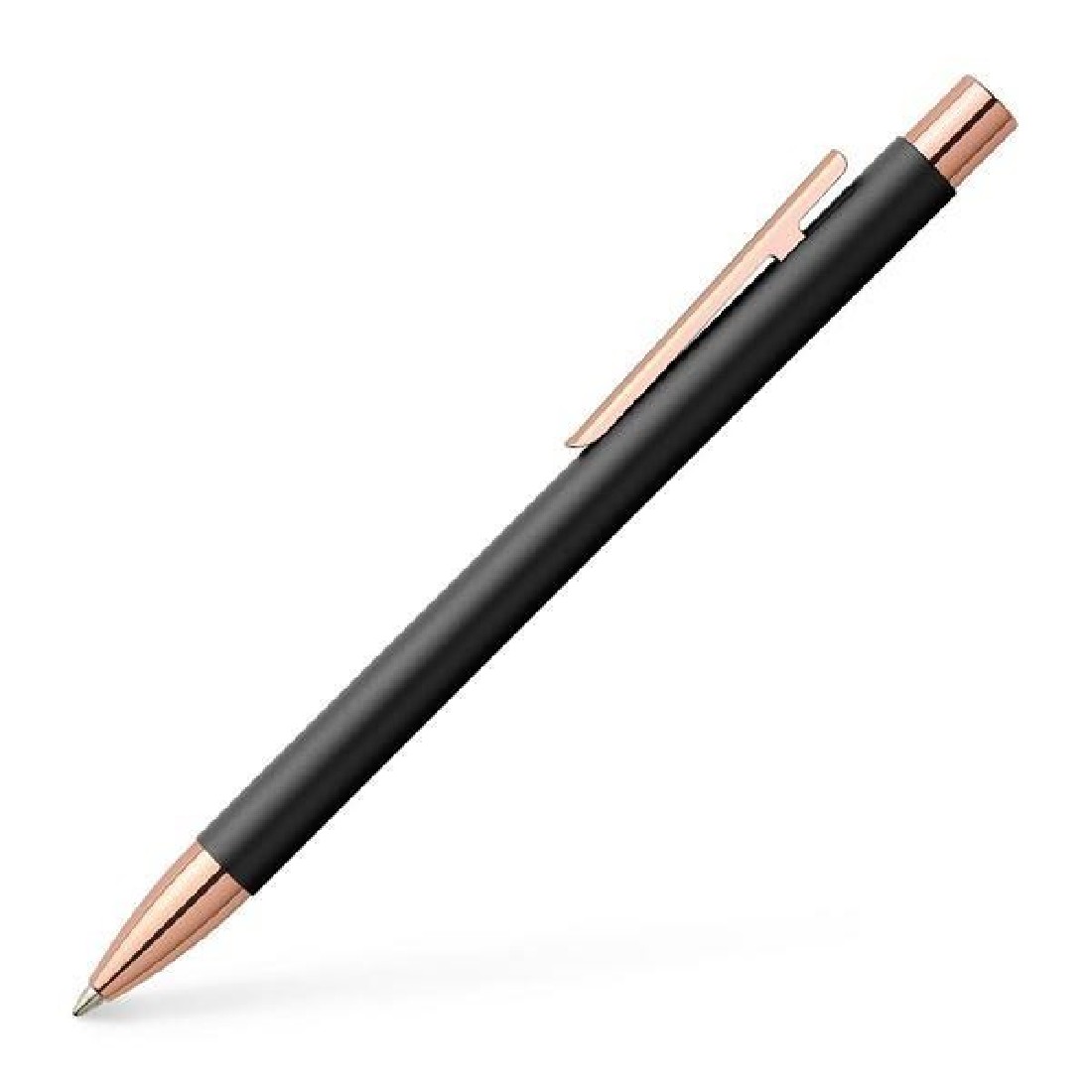 Faber Castell ballpen NEO Slim Metal Black Rosegold 343320