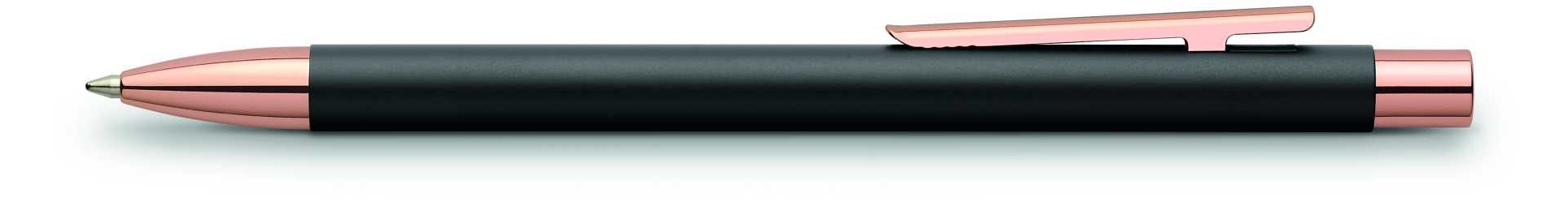 Faber Castell ballpen NEO Slim Metal Black Rosegold 343320