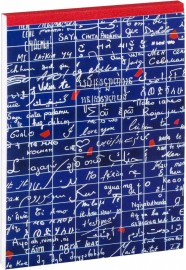 Clairefontaine notebook overlap Le Mur Des Je Taime, A5 14,8X21cm, 140 pages, 90gsm, 116317, ruled