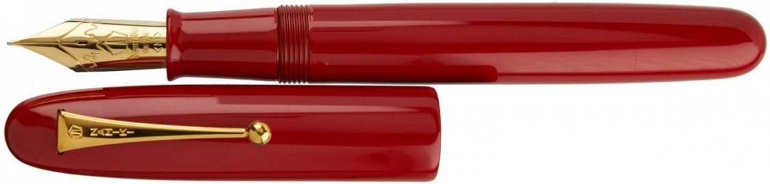 Pilot Namiki Emperor Urushi Vermilion fountain pen with size No.50 (Jumbo) pen nib