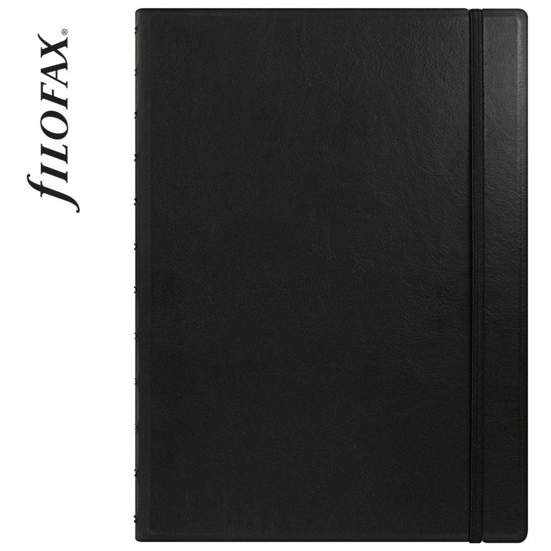 Filofax Notebook refillable ruled A4 Black 115022 FX
